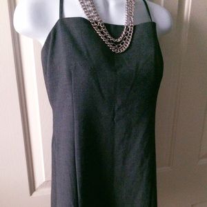 ⬇️FINAL PRICE‼️Vintage Bebe gray adjustable strap tunic-10